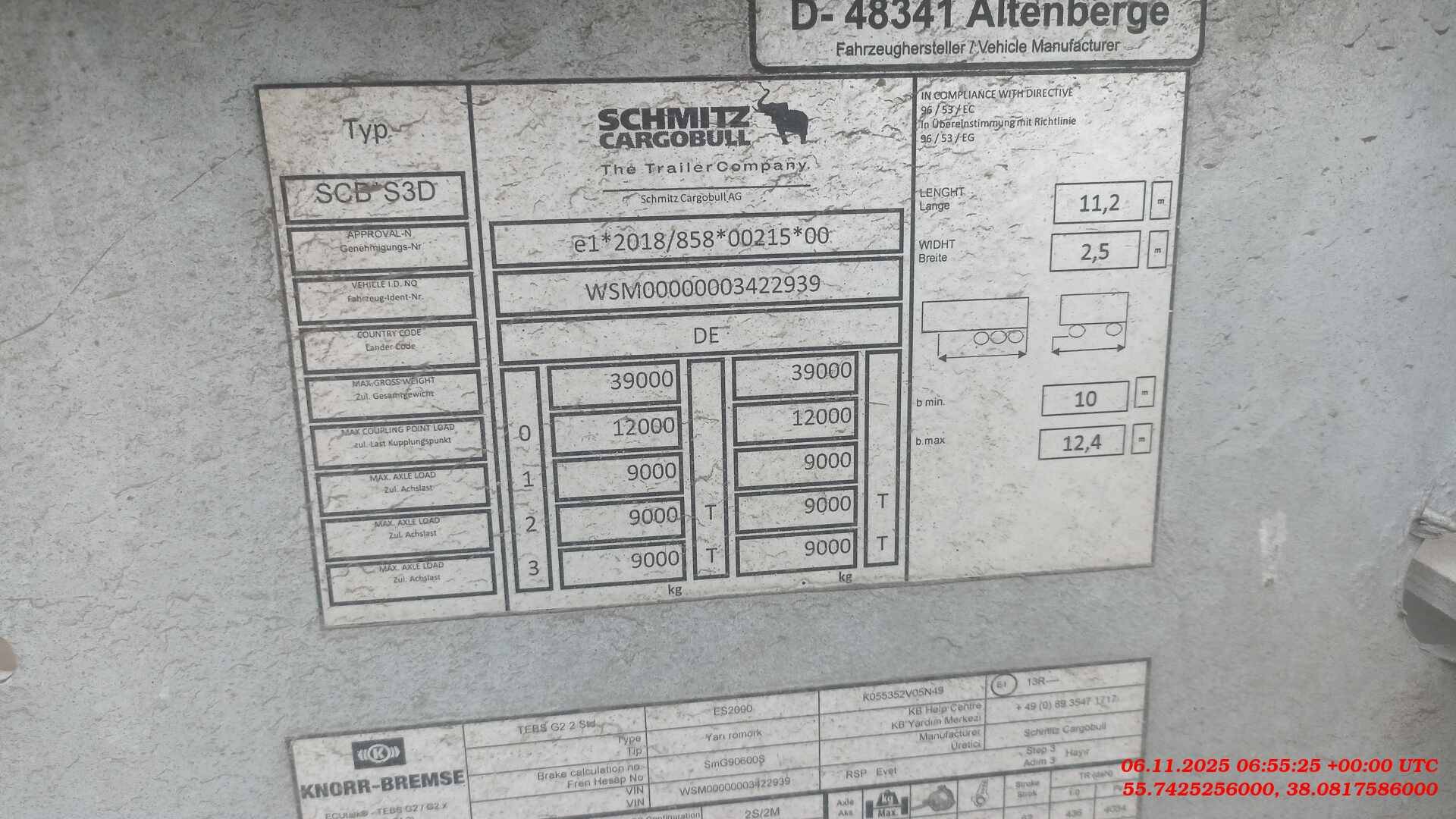 SCHMITZ SCF 24 Танк-контейнеровоз Tank 20 Ft, 2023 года в лизинг