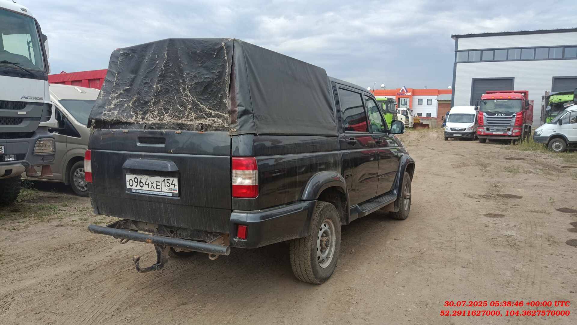УАЗ Pickup,  85 491 км, 2023 года в лизинг