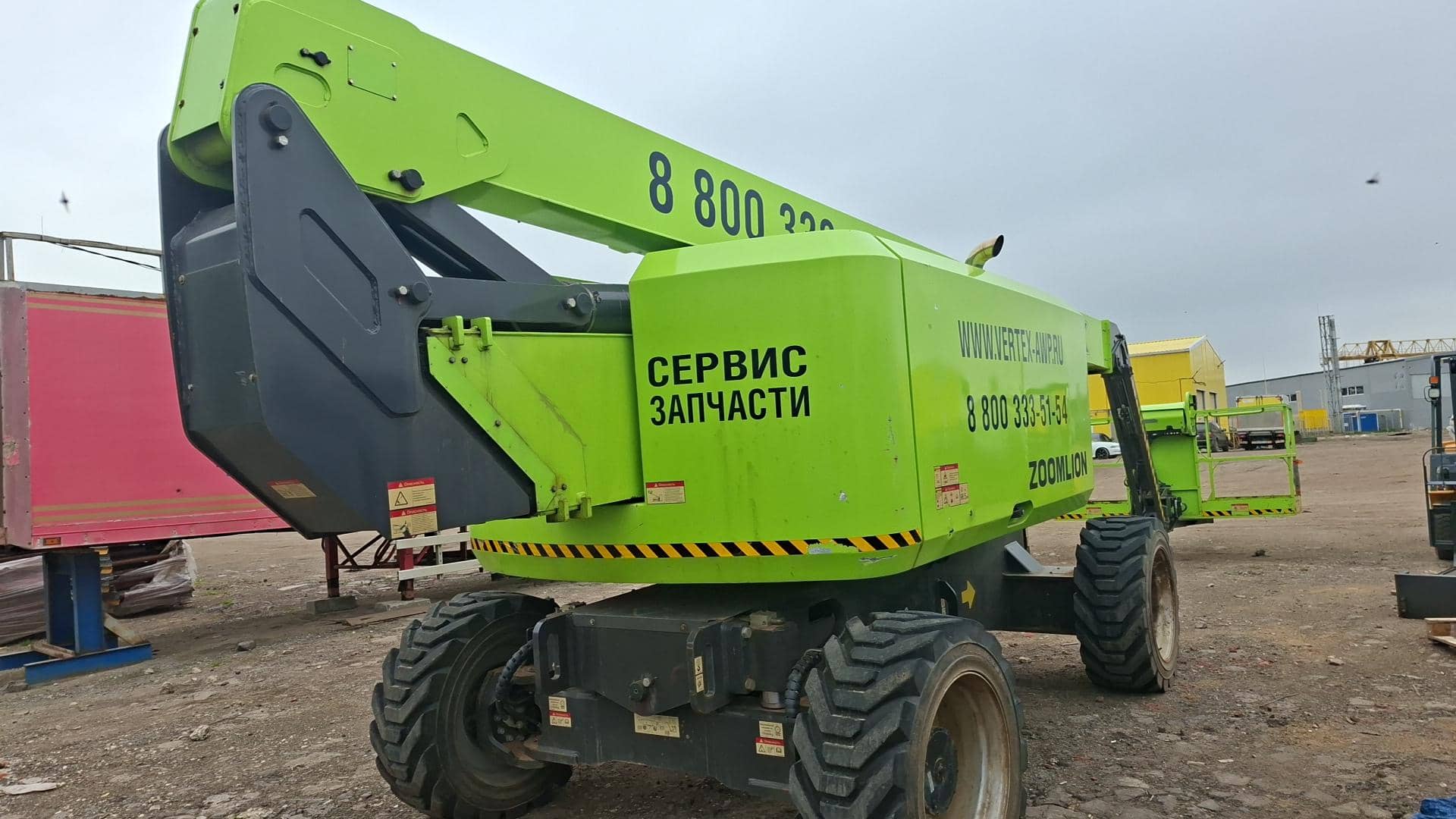 Zoomlion ZA24J Самоходный коленчатый подъемник,  1 500 км, 2022 года в лизинг