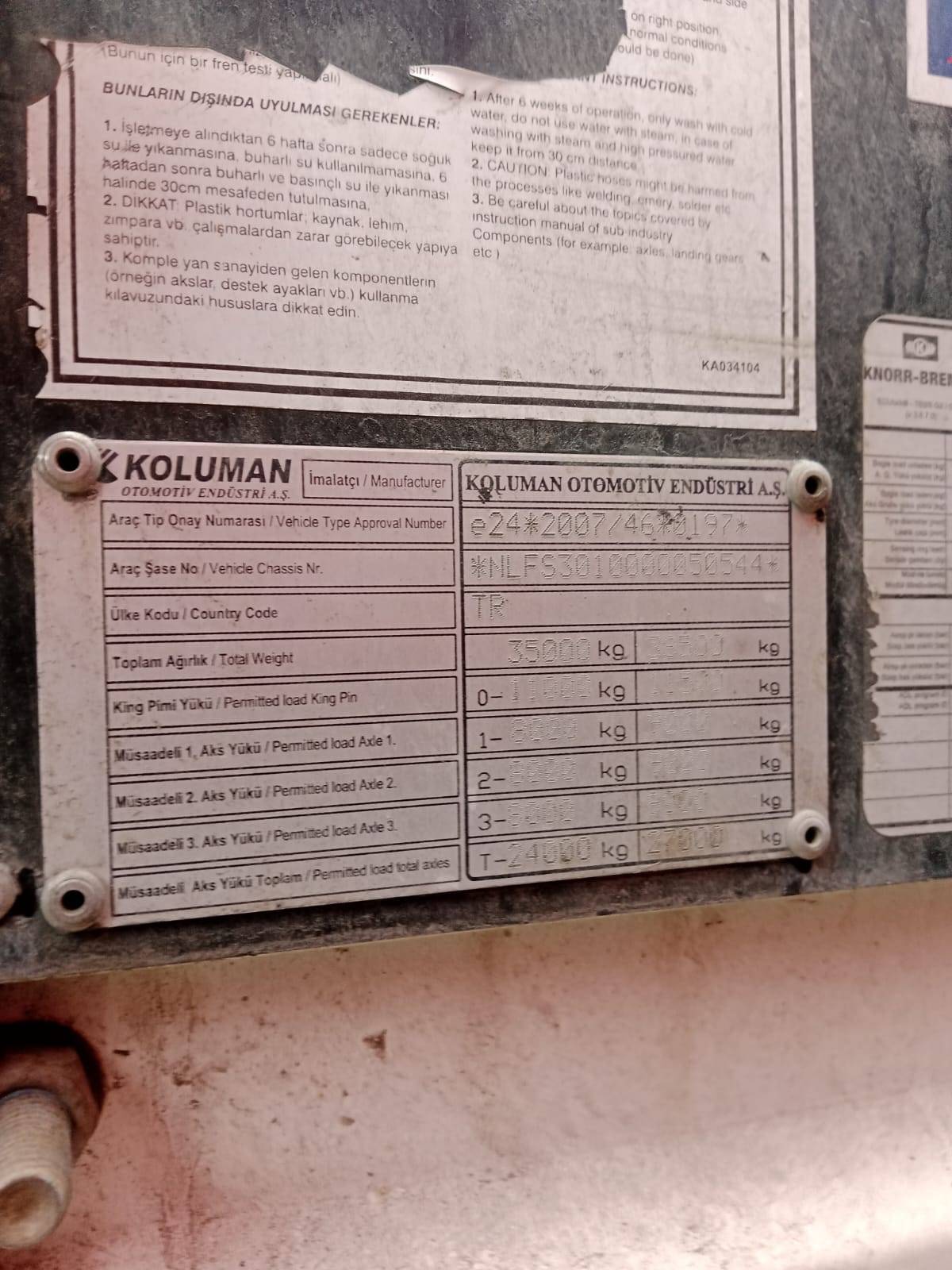 KOLUMAN S бортовой Лот 000007760