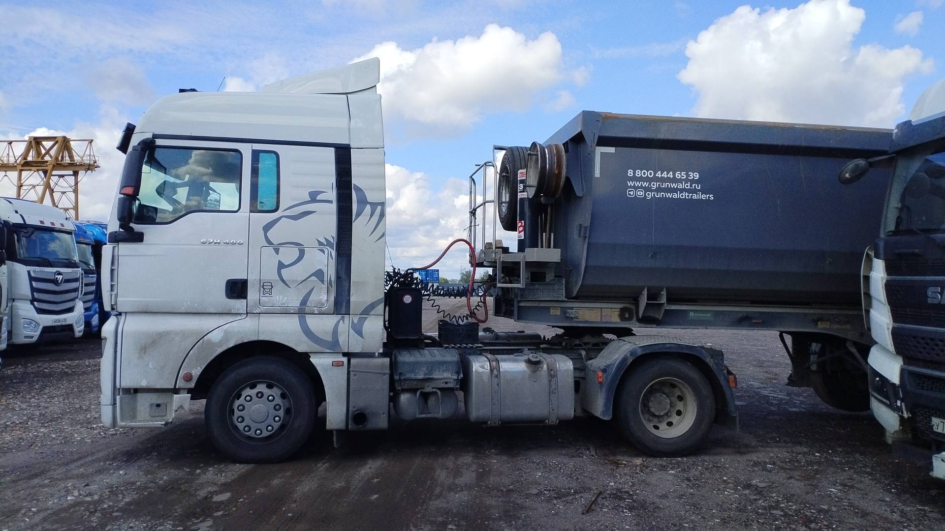 Sitrak ZZ4186V391HE,  317 992 км, 2023 года в лизинг