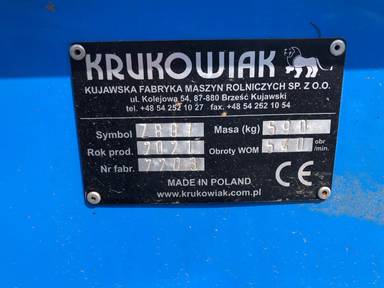 Krukowiak Обрезчик ботвы лука навесной