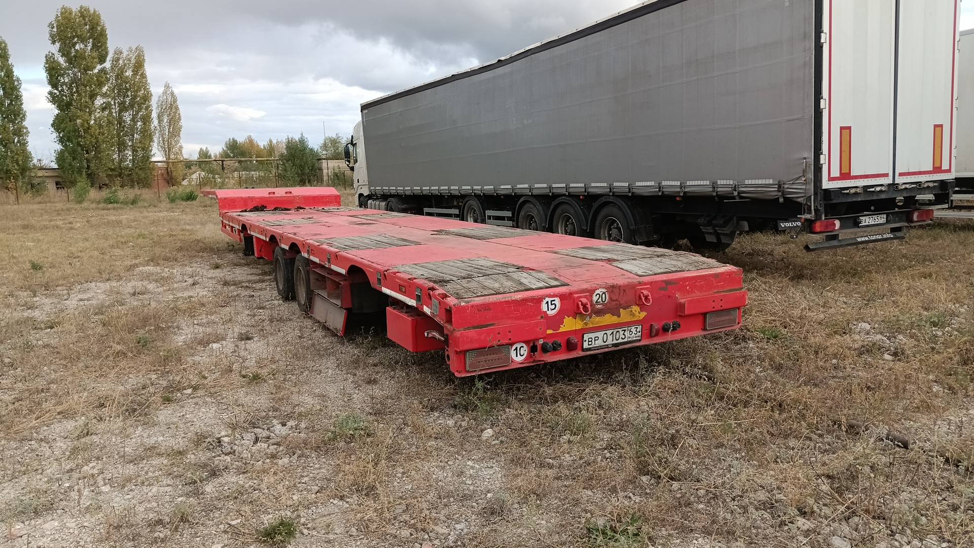 Тверьстроймаш Низкорамный полуприцеп 993941-LE48, 2022 года в лизинг