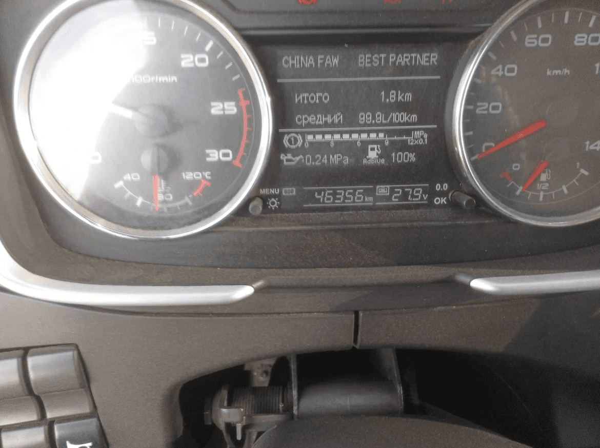FAW CA3310P66K24T4E5 8х4,  46 356 км, 2023 года в лизинг