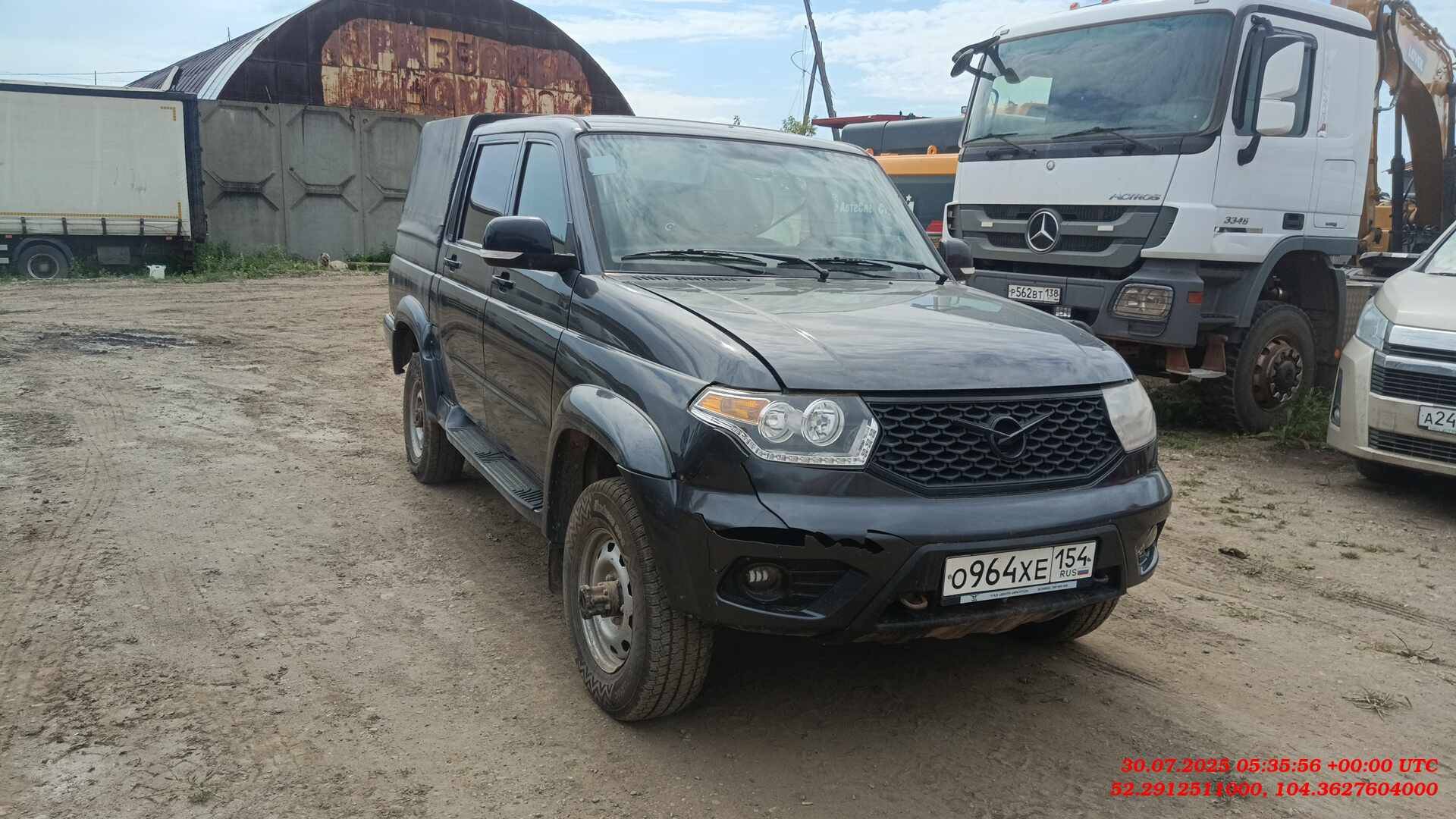 УАЗ Pickup,  85 491 км, 2023 года в лизинг