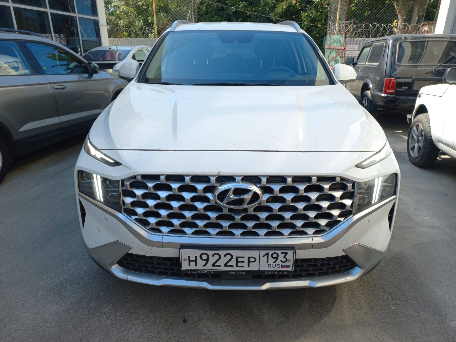 Hyundai Santa Fe,  27 409 км, 2021 года в лизинг