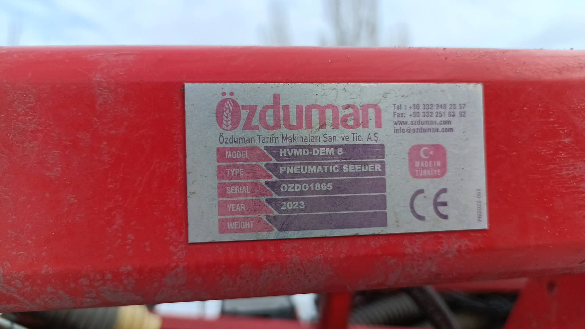 Ozduman HVMD сеялка точного высева, 2023 года в лизинг