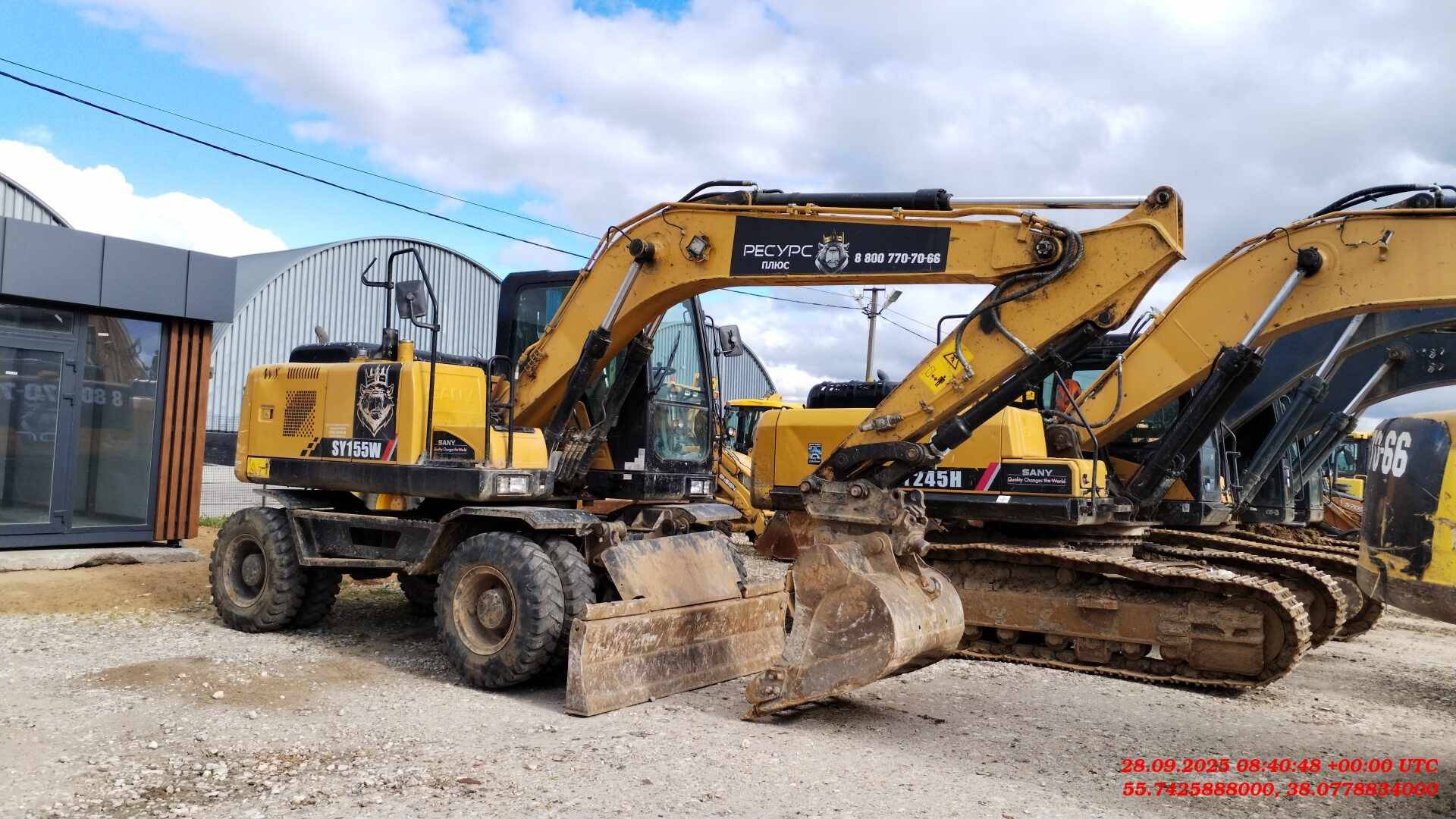 SANY SY155W, 2022 года в лизинг