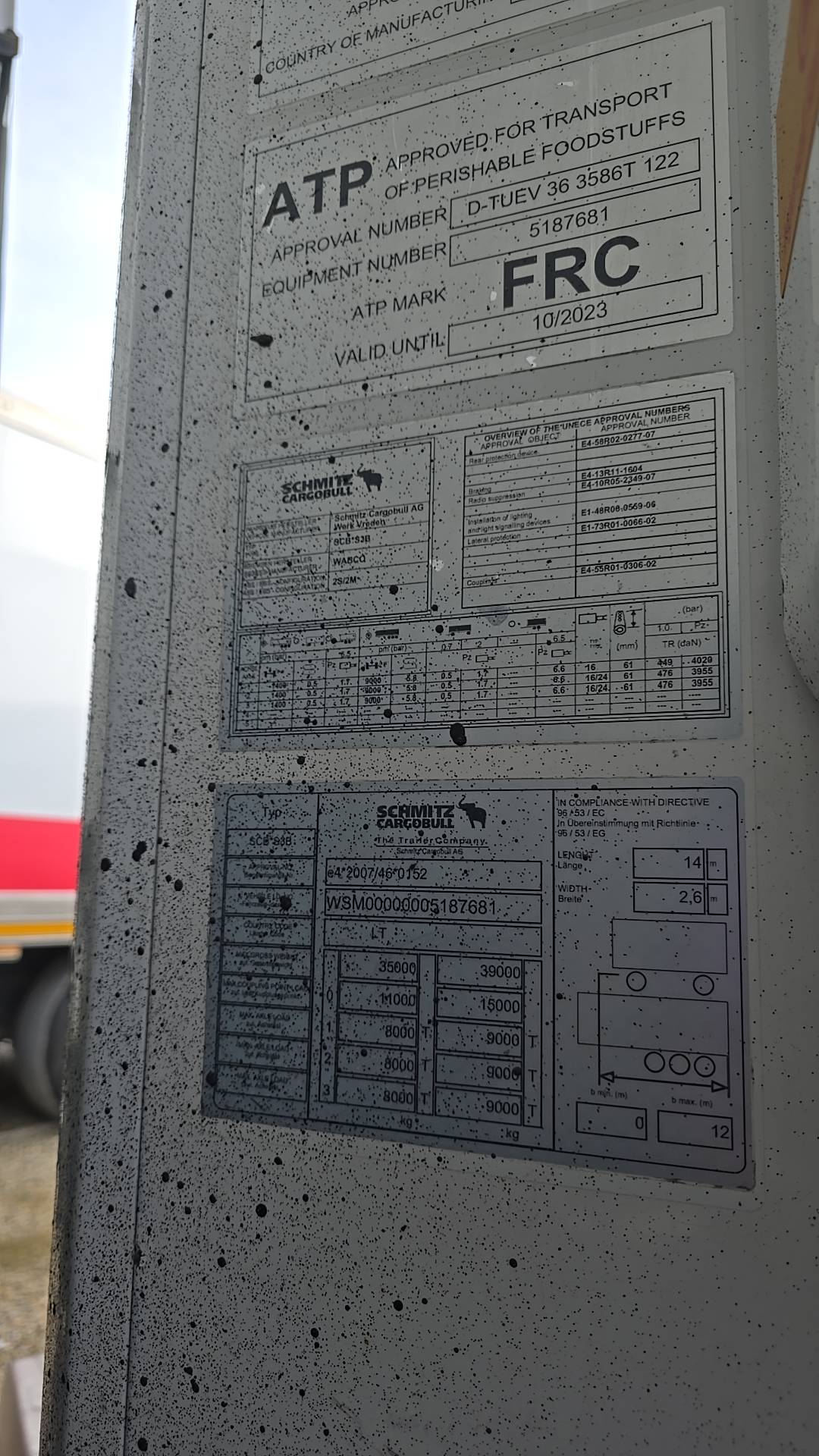 SCHMITZ Рефрижератор SCB*S3B, 2017 года