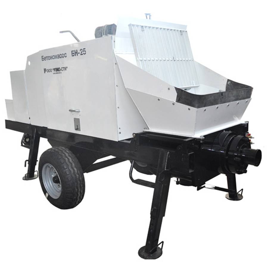 Бетономеханика БН-25Д бетононасос прицепной