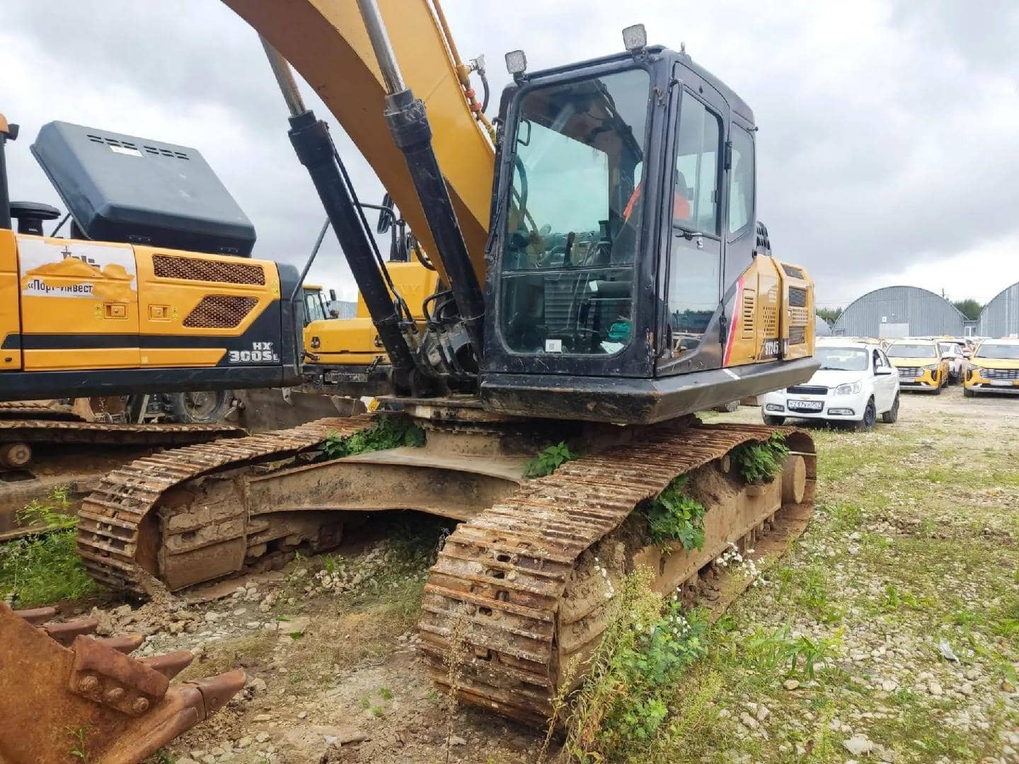 SANY SY245H с харвестерной головкой Waratah H480C