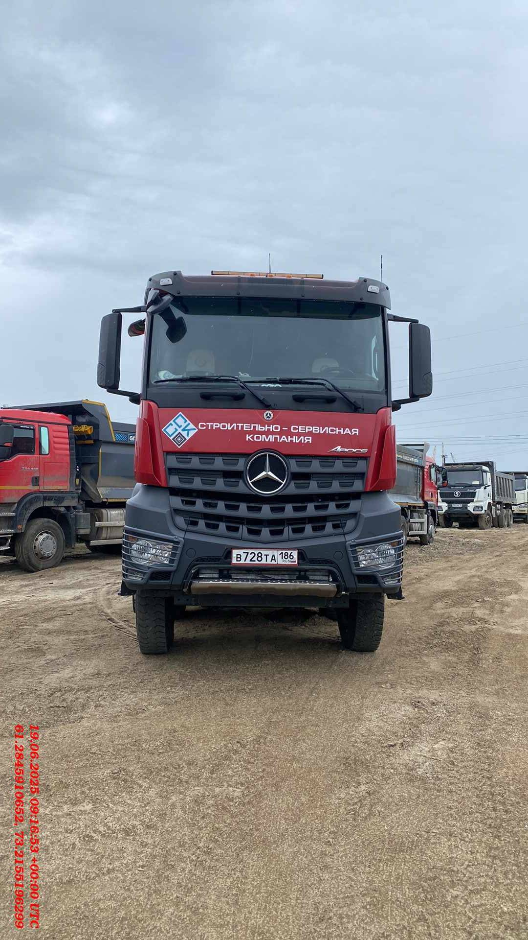 Mercedes-Benz Arocs 4158 AK 8х8 (L),  341 288 км, 2020 года в лизинг