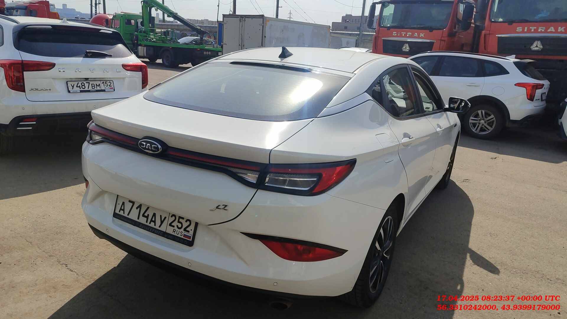 JAC J7,  87 603 км, 2023 года в лизинг