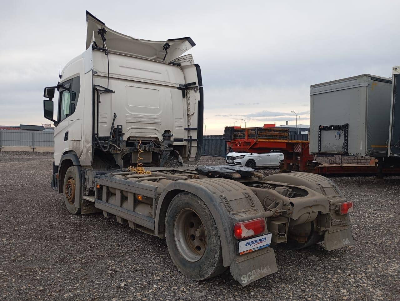 SCANIA G 340 A4X2NA (CNG),  636 850 км, 2018 года в лизинг