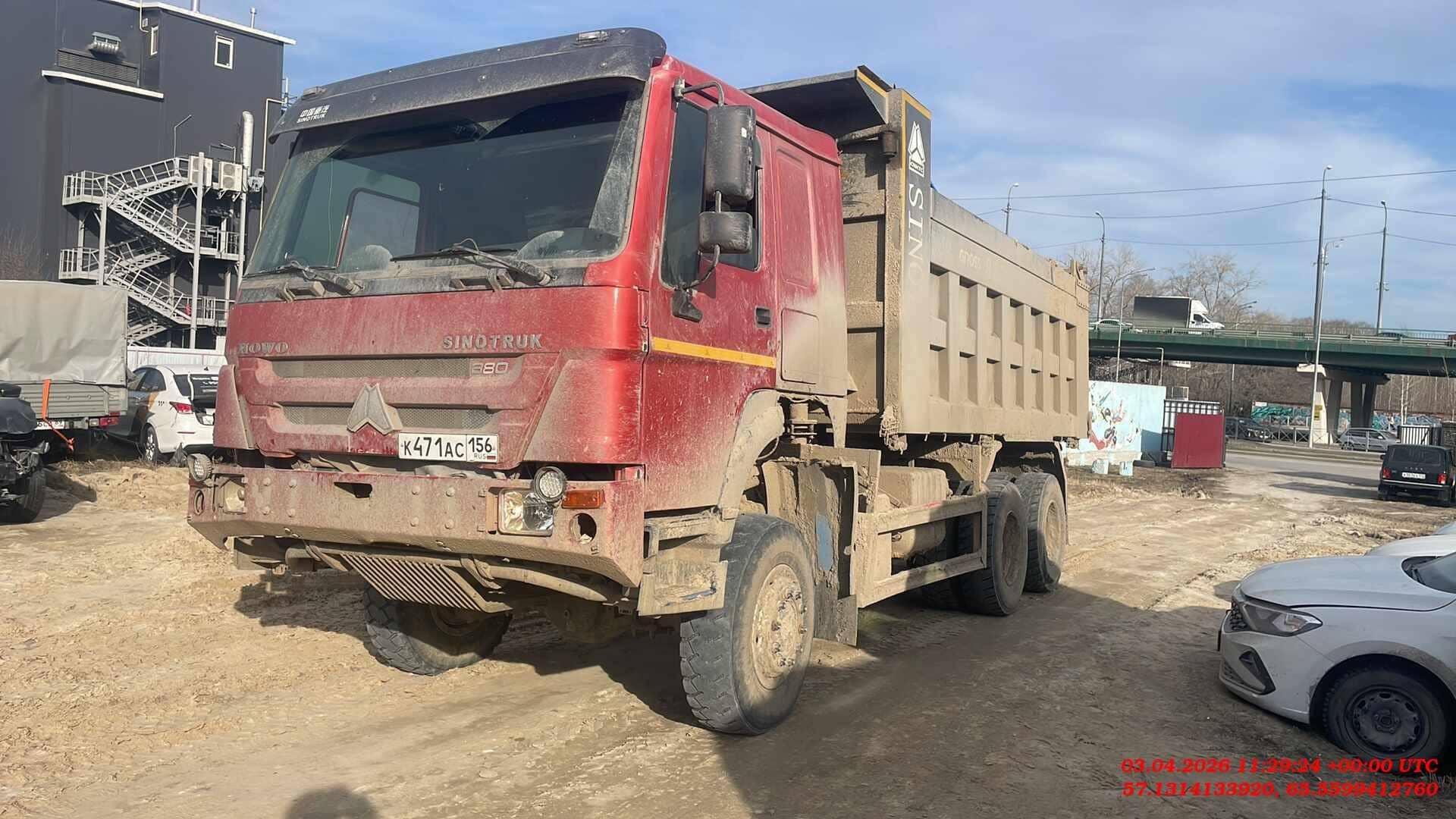 HOWO ZZ3327S3857E 6х6,  83 126 км, 2022 года в лизинг