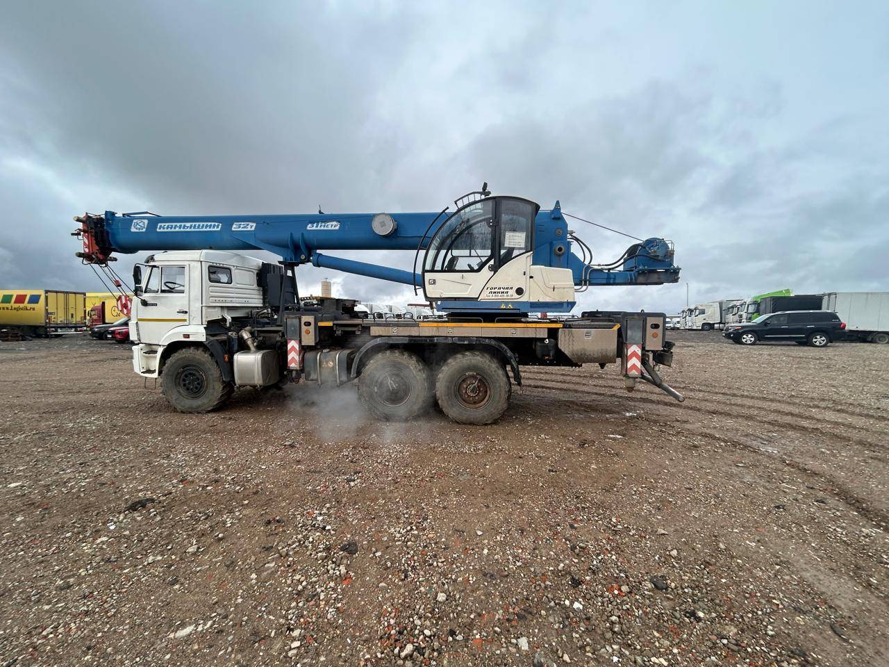 Камышинский Крановый Завод КС-55729-5K-31 KAMAZ-43118 (6х6) г/п 32т. стрела 31м. ,  12 555 км, 2023 года в лизинг