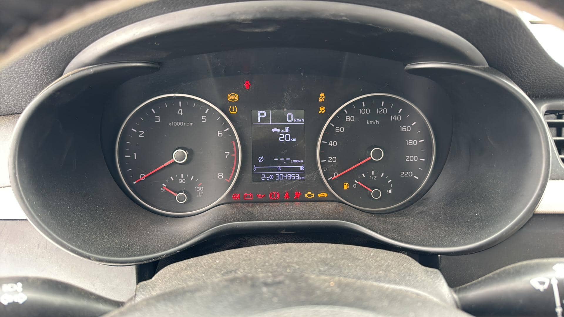KIA Rio,  304 953 км, 2019 года в лизинг