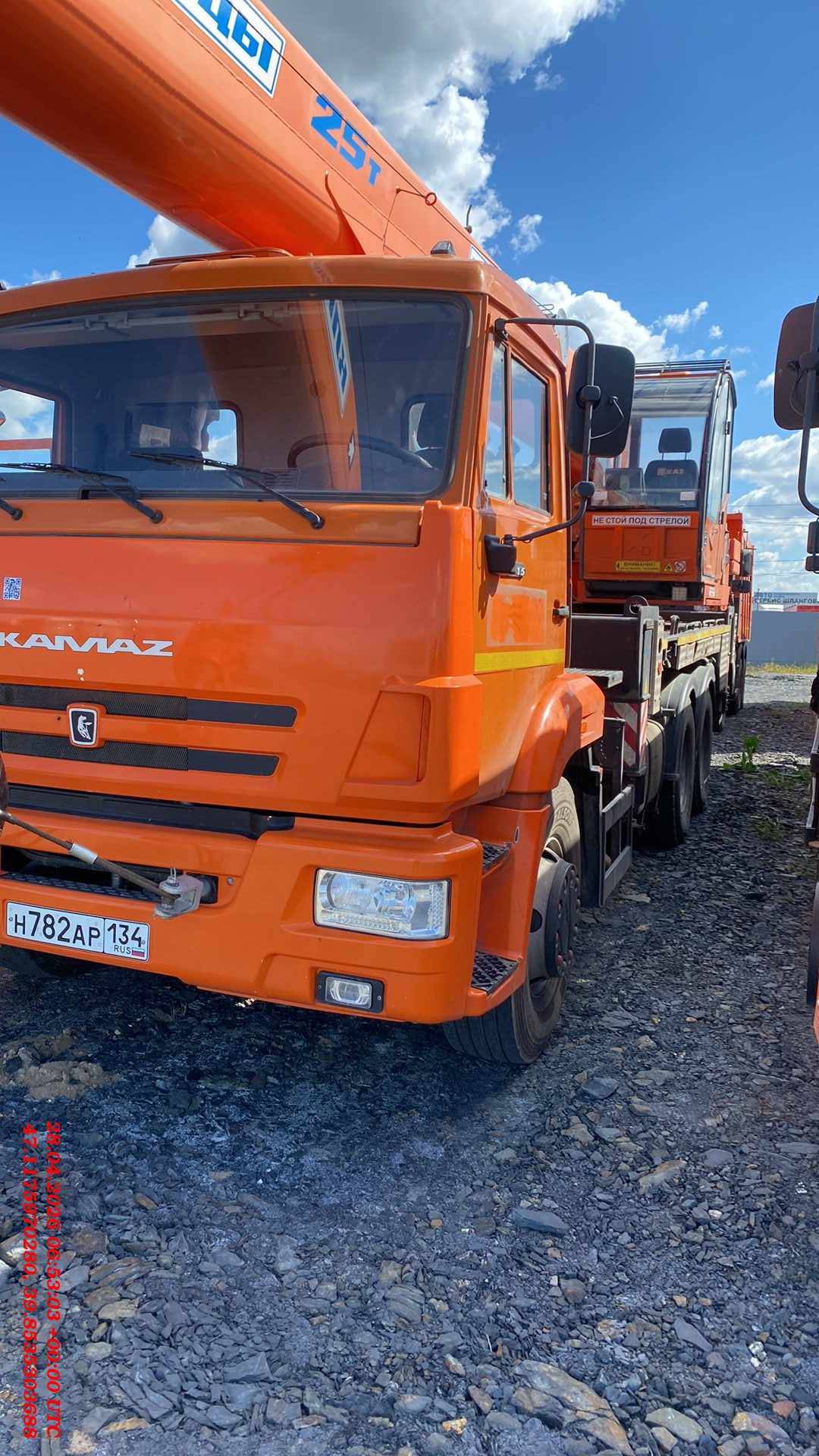 Клинцы КС-55713-1К-4 КАМАЗ-65115 (6х4) г/п 25т. стрела 31м.,  17 342 км, 2023 года в лизинг