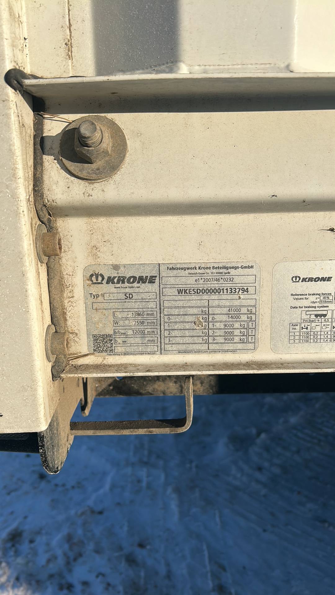 KRONE Шторный SD, 2023 года в лизинг