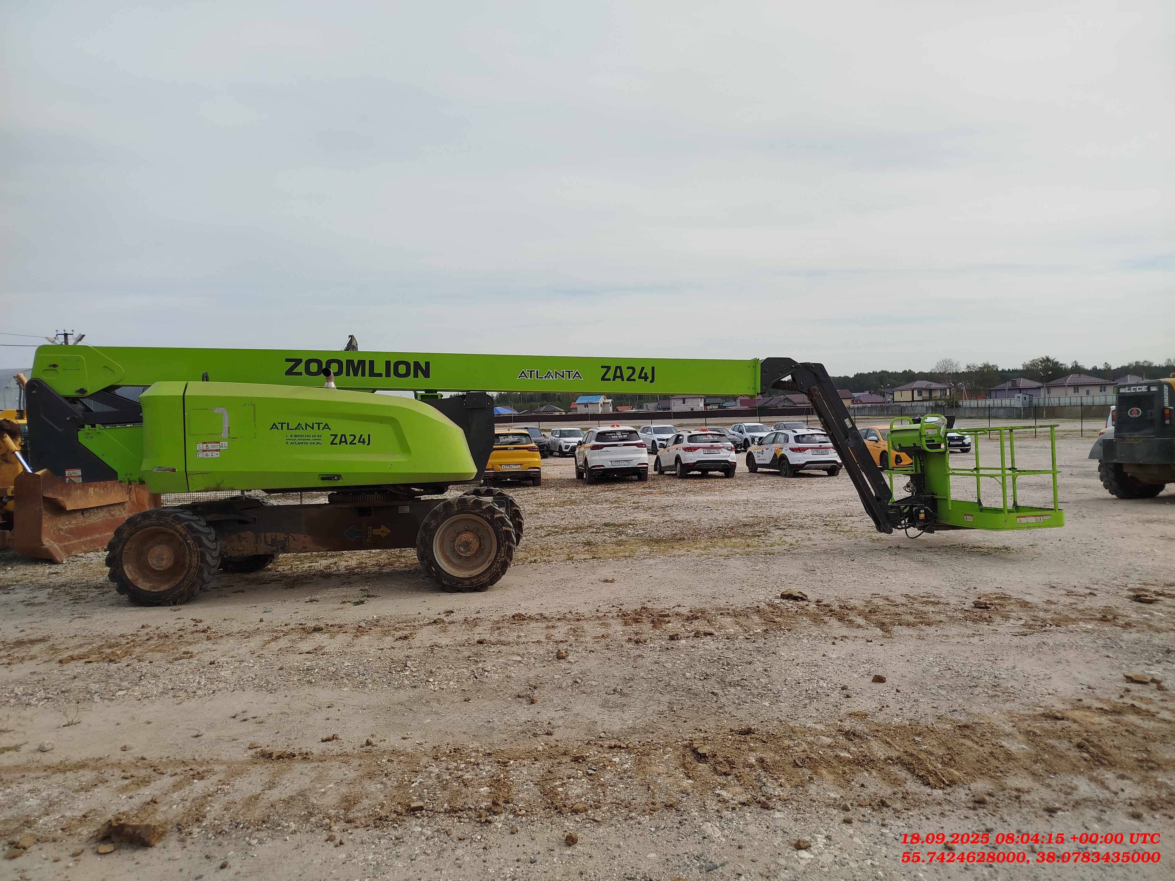 Zoomlion ZA24J Самоходный коленчатый подъемник,  1 525 км, 2023 года в лизинг
