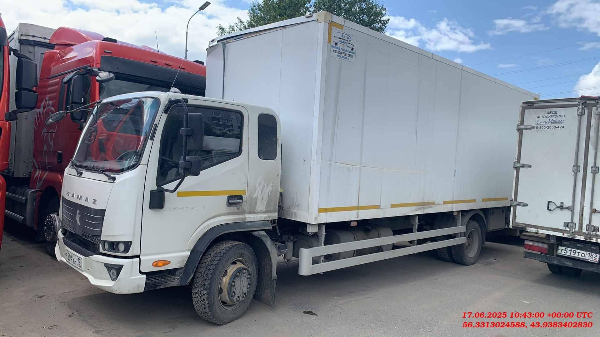 КАМАЗ КОМПАС 12 (43082),  120 000 км, 2022 года