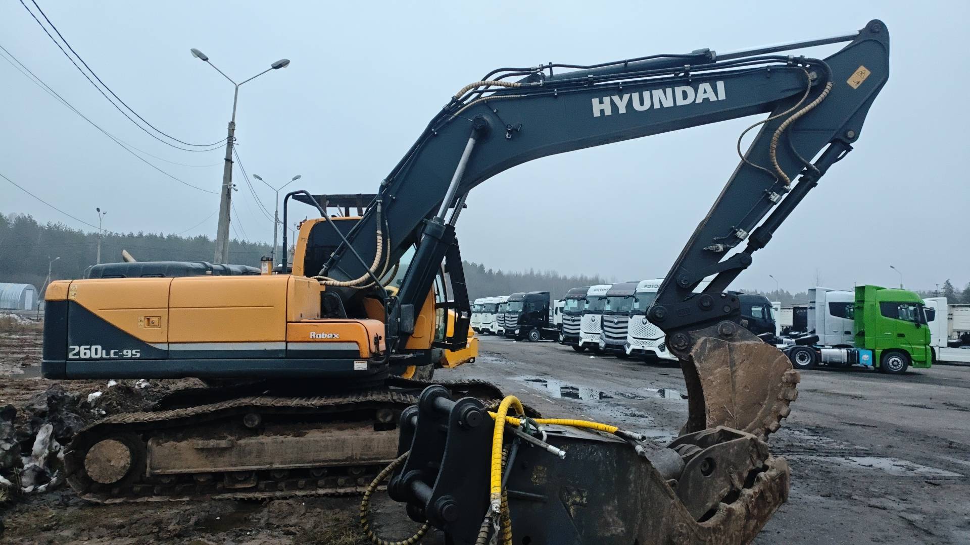 Hyundai R260LC-9S, 2022 года в лизинг