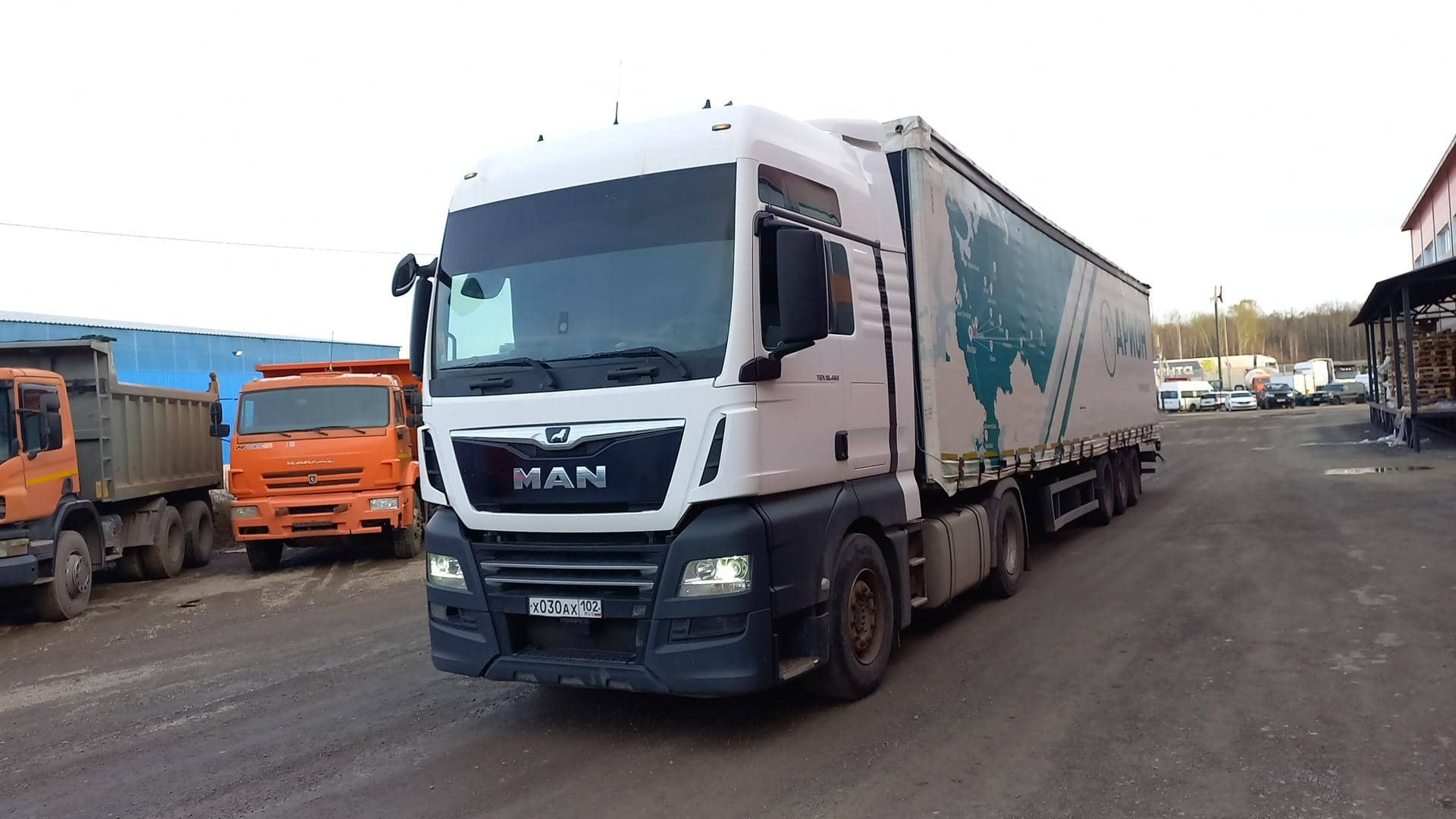 MAN TGX 18.460 4X2 BLS (XXL),  913 709 км, 2017 года в лизинг