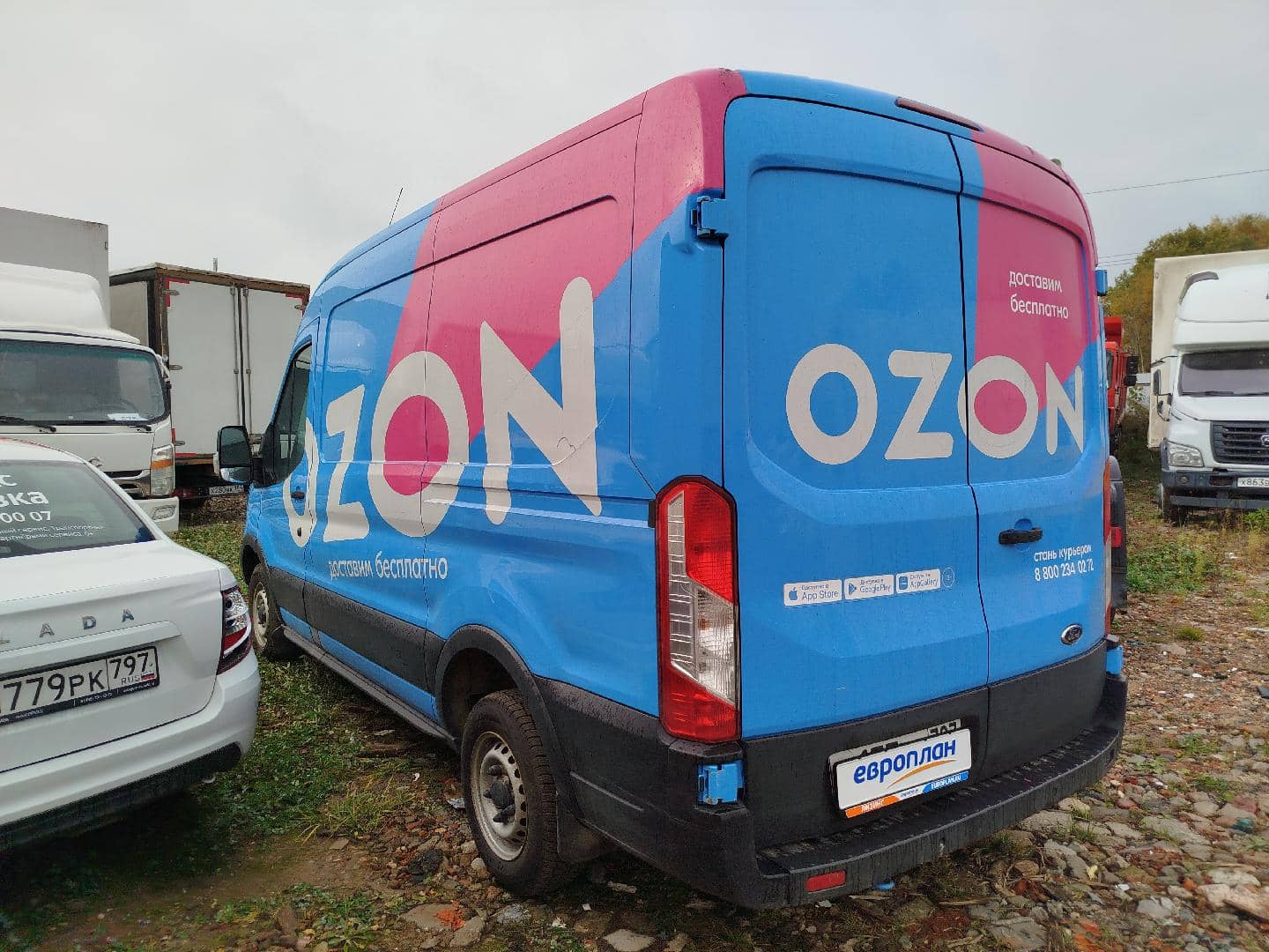 Ford Transit,  72 350 км, 2021 года в лизинг
