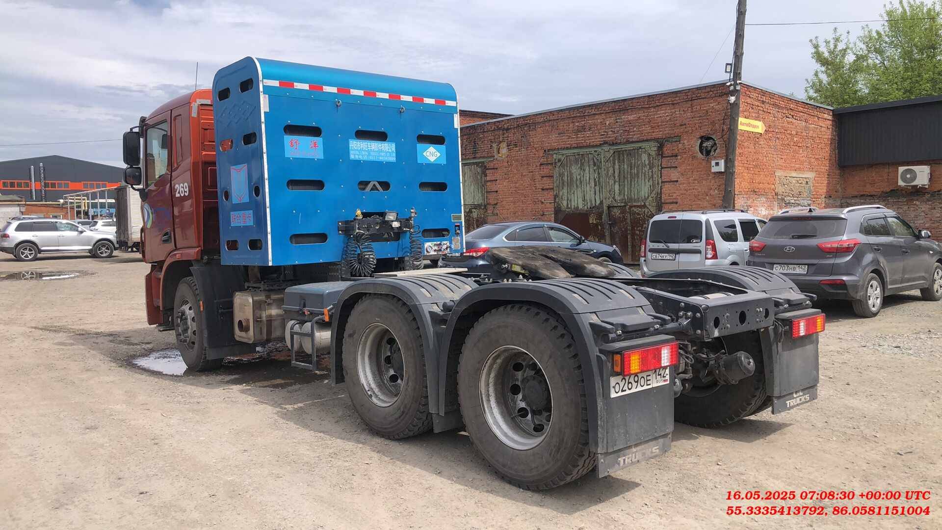 C&C Trucks N332T 6x4 CNG,  7 213 км, 2023 года в лизинг