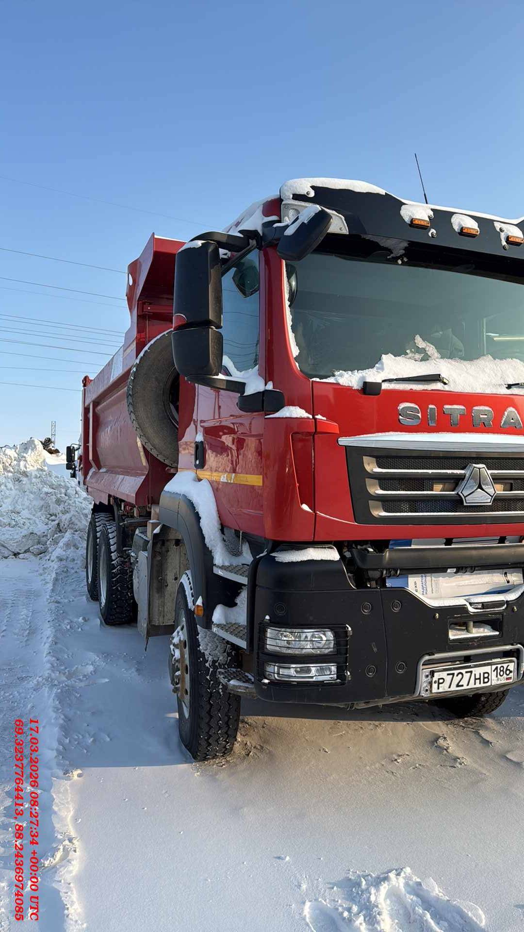 Sitrak ZZ3406V455ME,  38 490 км, 2024 года в лизинг