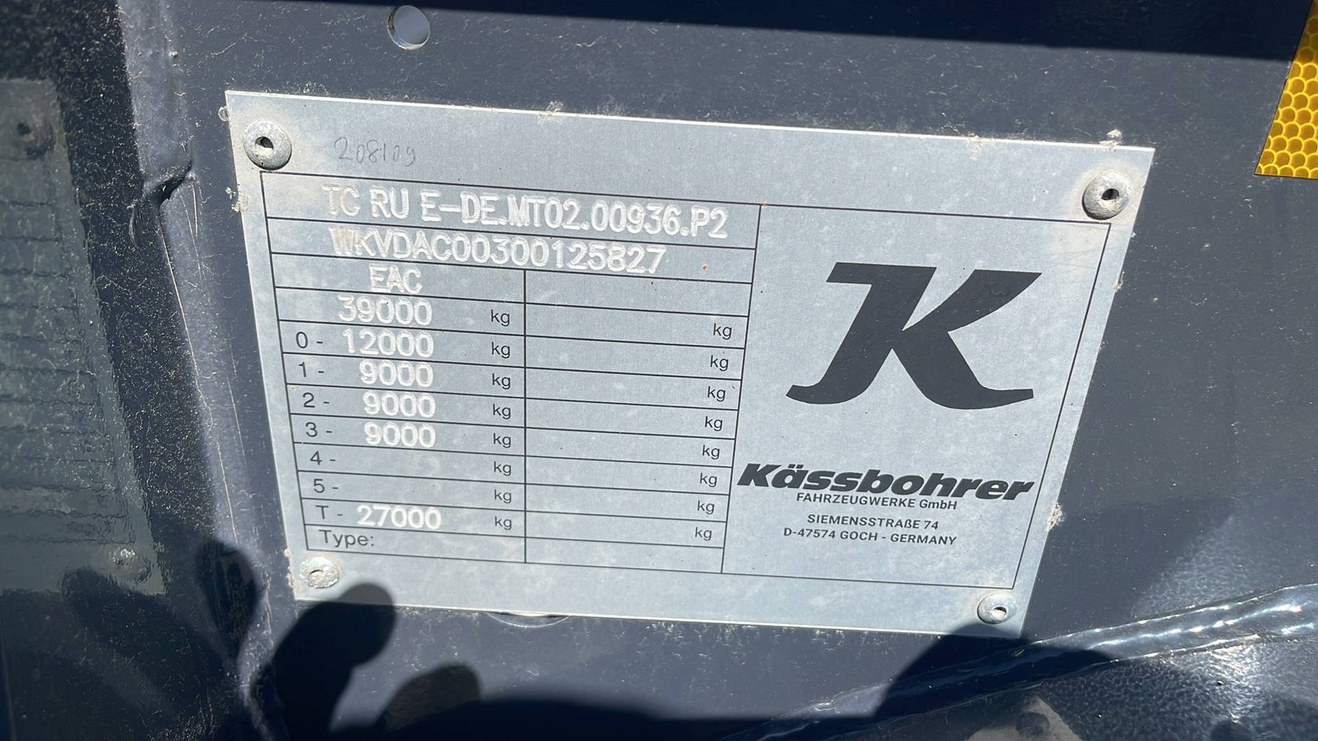 KASSBOHRER MULTICONT, 2023 года в лизинг