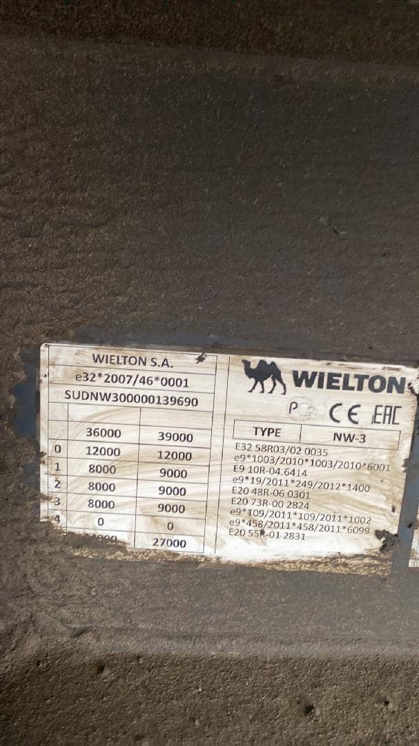 Wielton NW 3 А 48 SD, 2023 года в лизинг