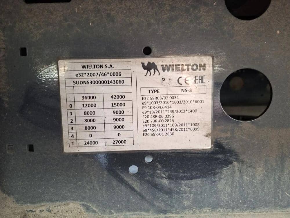 Wielton NS 3 K, 2023 года в лизинг