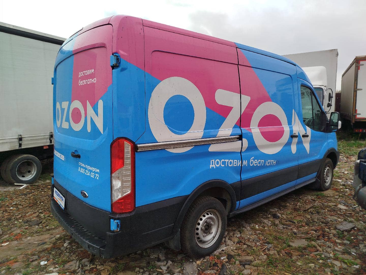 Ford Transit,  72 350 км, 2021 года в лизинг