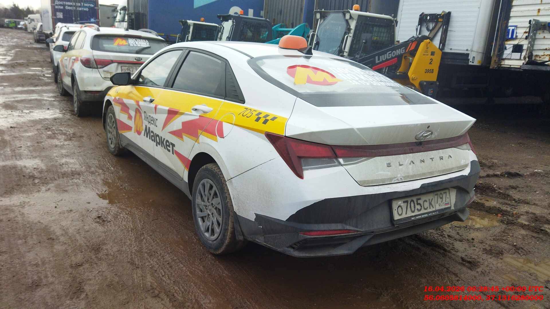 Hyundai Elantra,  135 628 км, 2021 года в лизинг