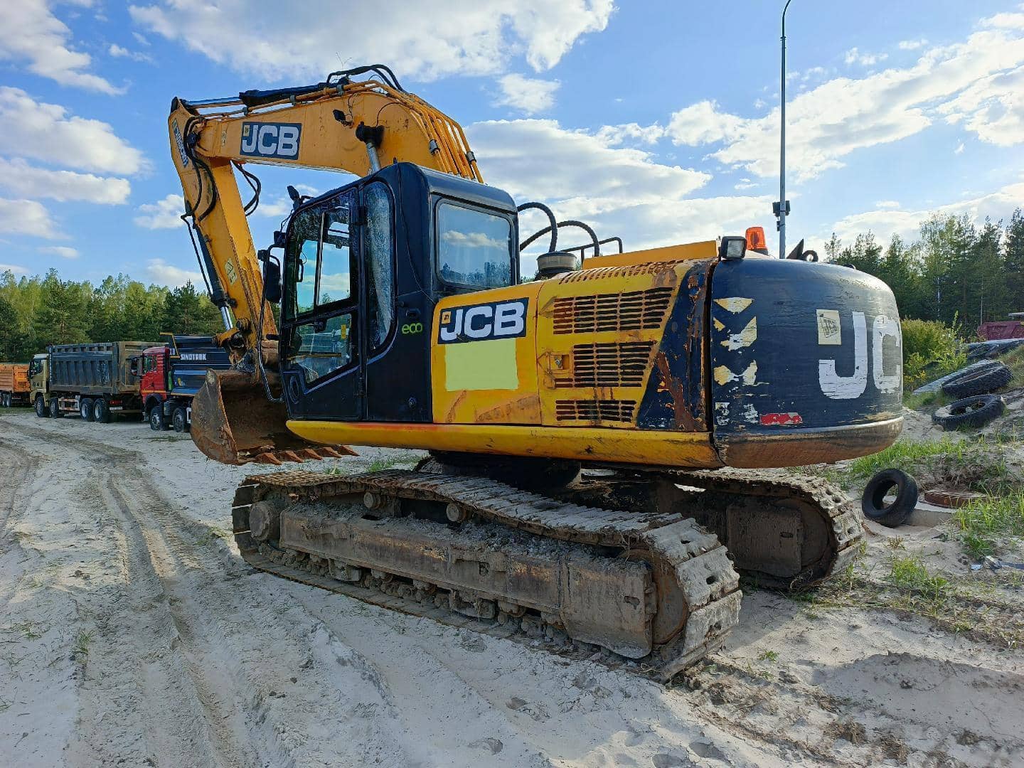 JCB JS205NLC,  229 км, 2020 года в лизинг
