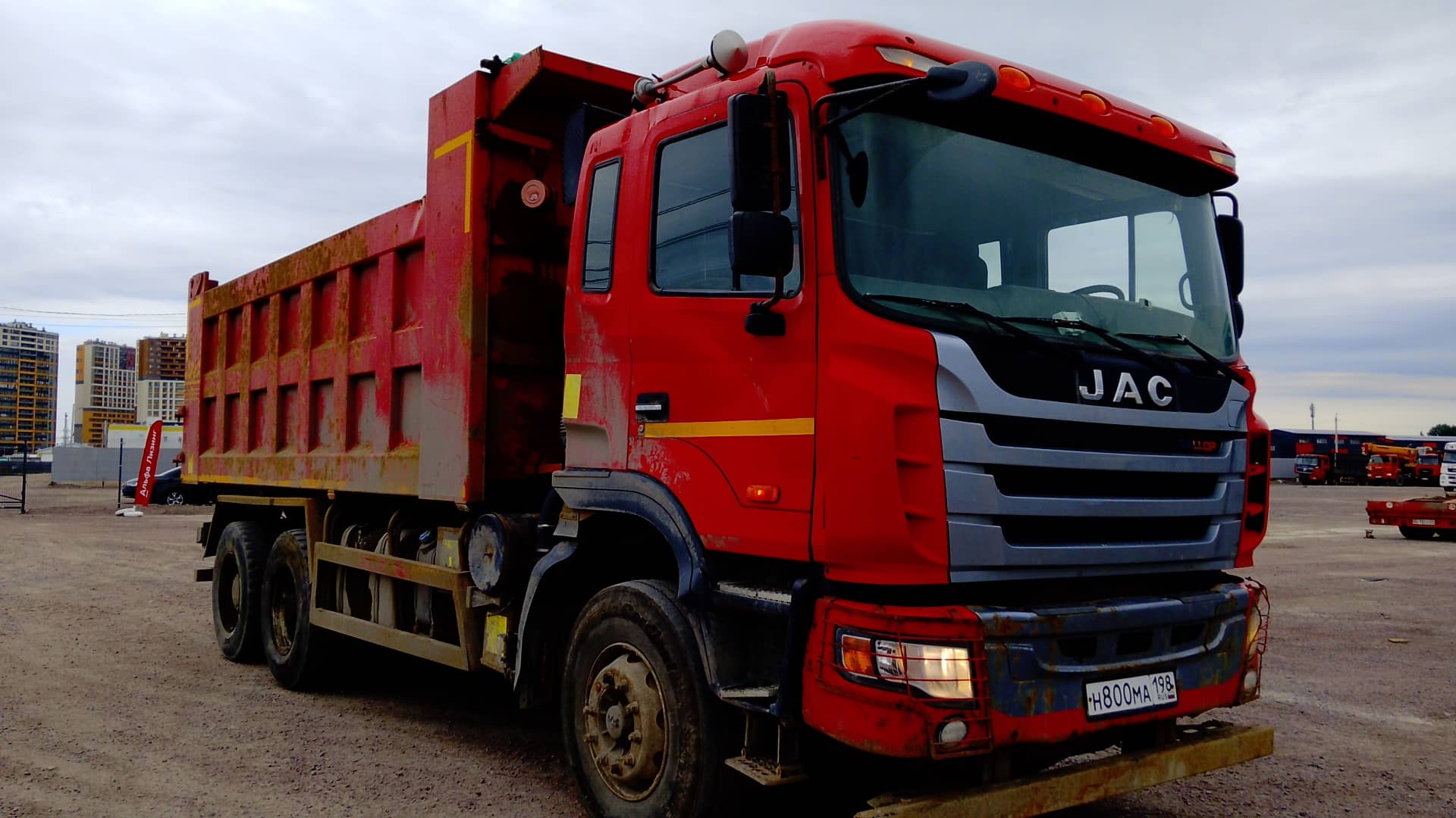 JAC N350 6x4,  152 597 км, 2022 года в лизинг