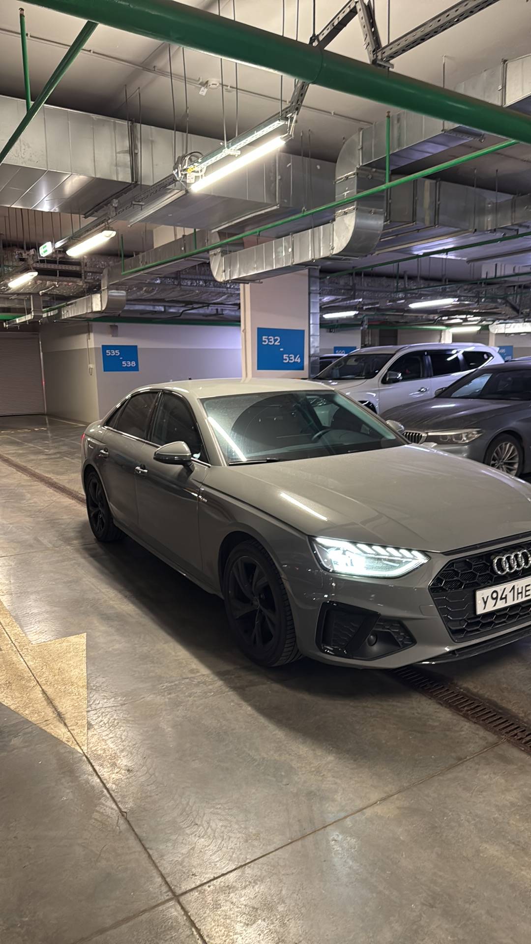 Audi A4,  34 884 км, 2021 года в лизинг