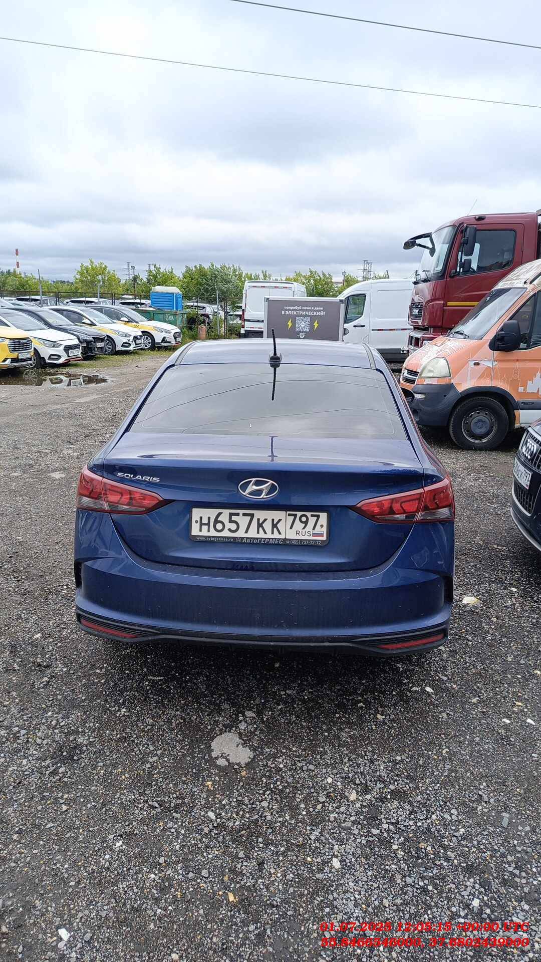 Hyundai Solaris,  58 937 км, 2021 года в лизинг