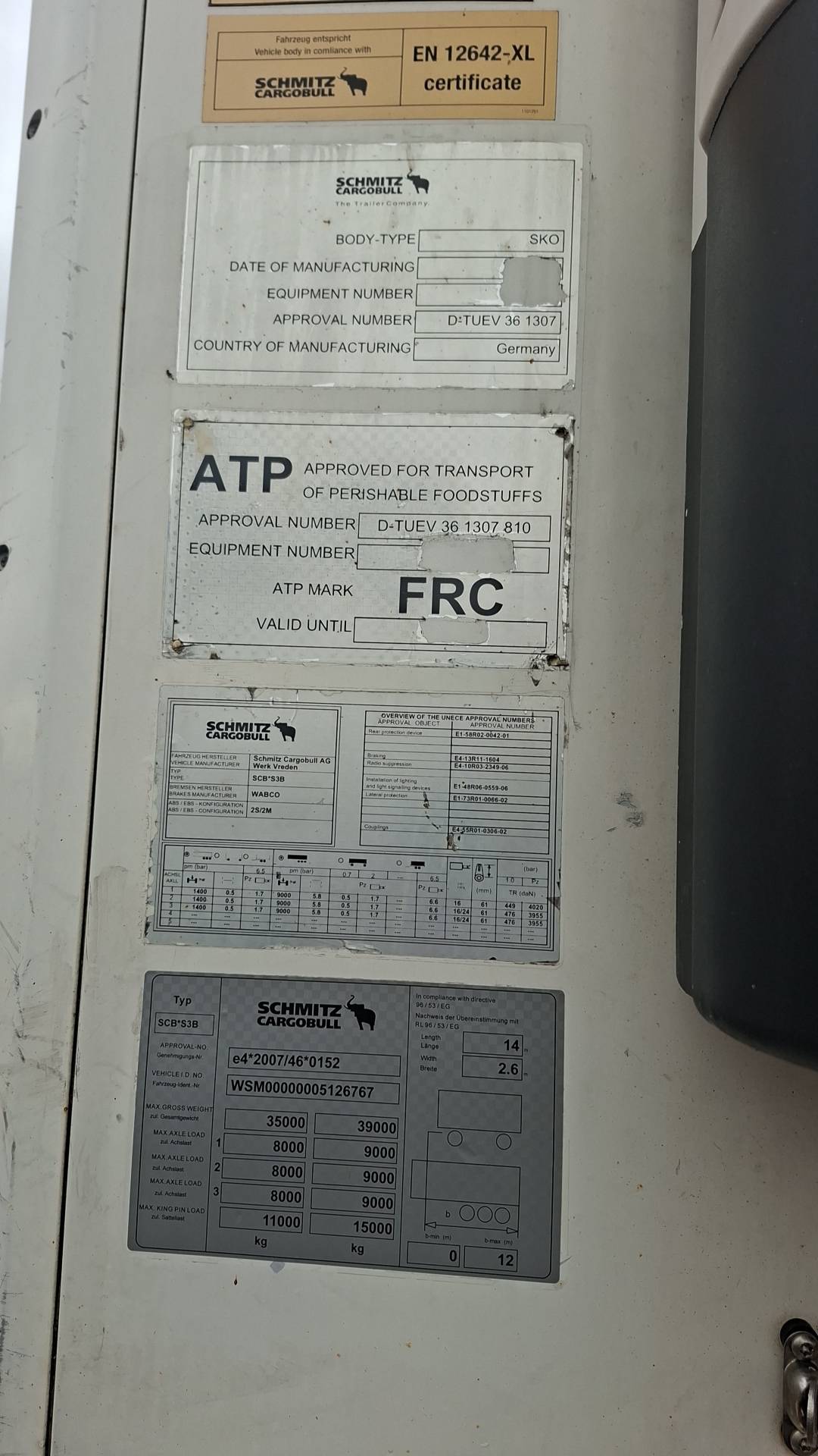 SCHMITZ Рефрижератор SCB*S3B, 2014 года в лизинг