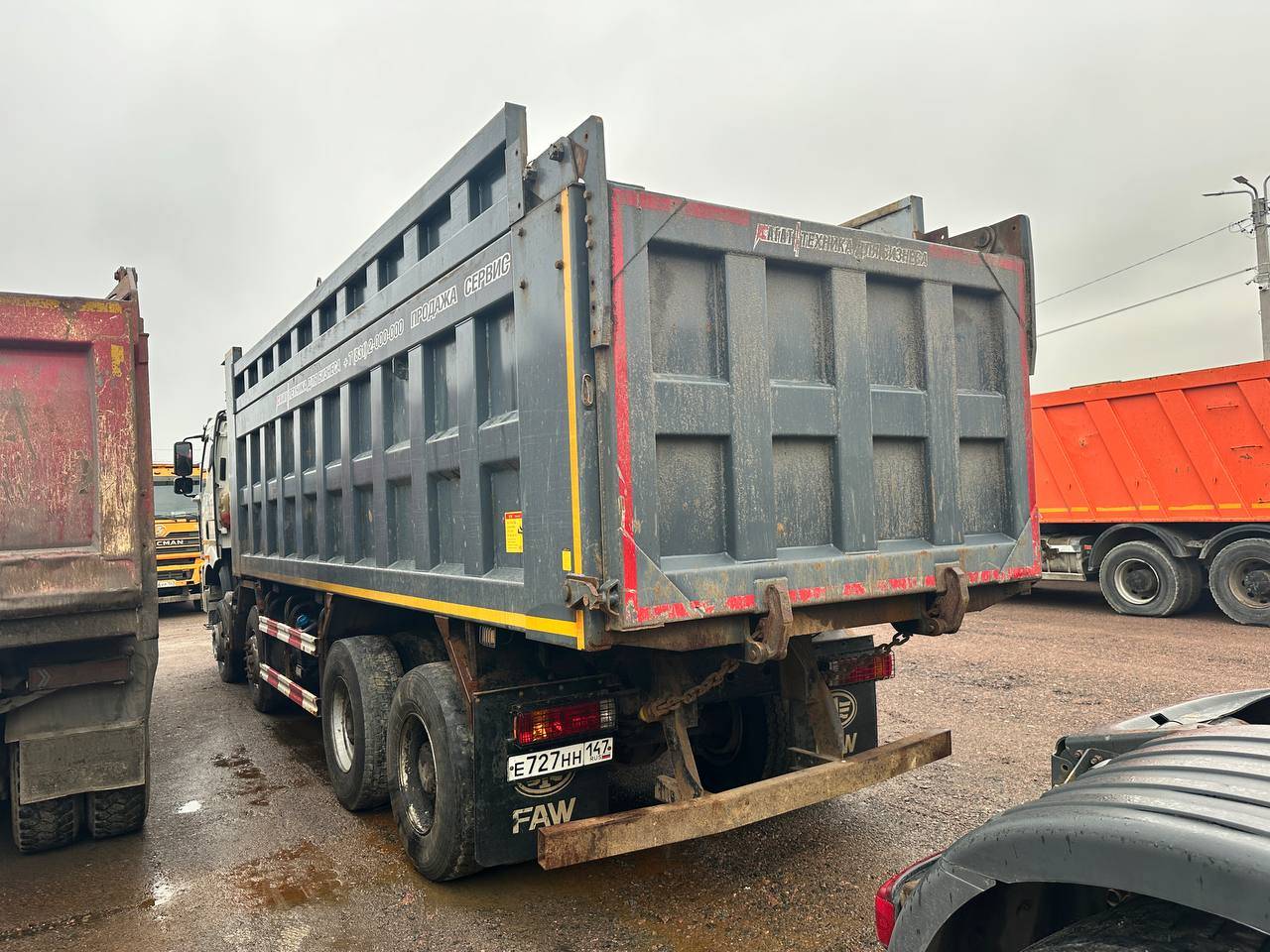 FAW CA3311P66K24T4E5 8х4,  71 643 км, 2023 года в лизинг