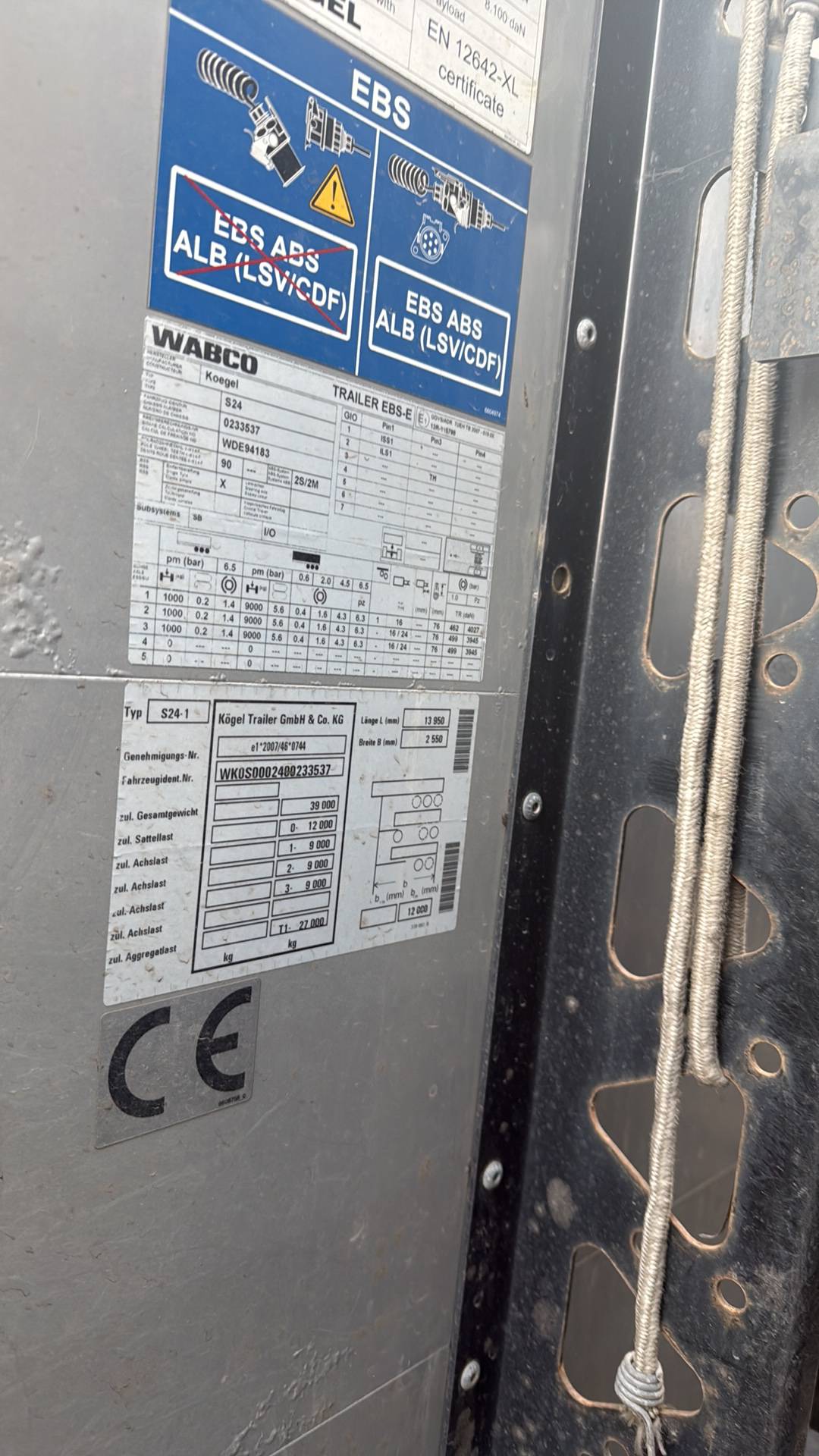 KOGEL Шторный S24-1 (SNCО 24), 2018 года в лизинг