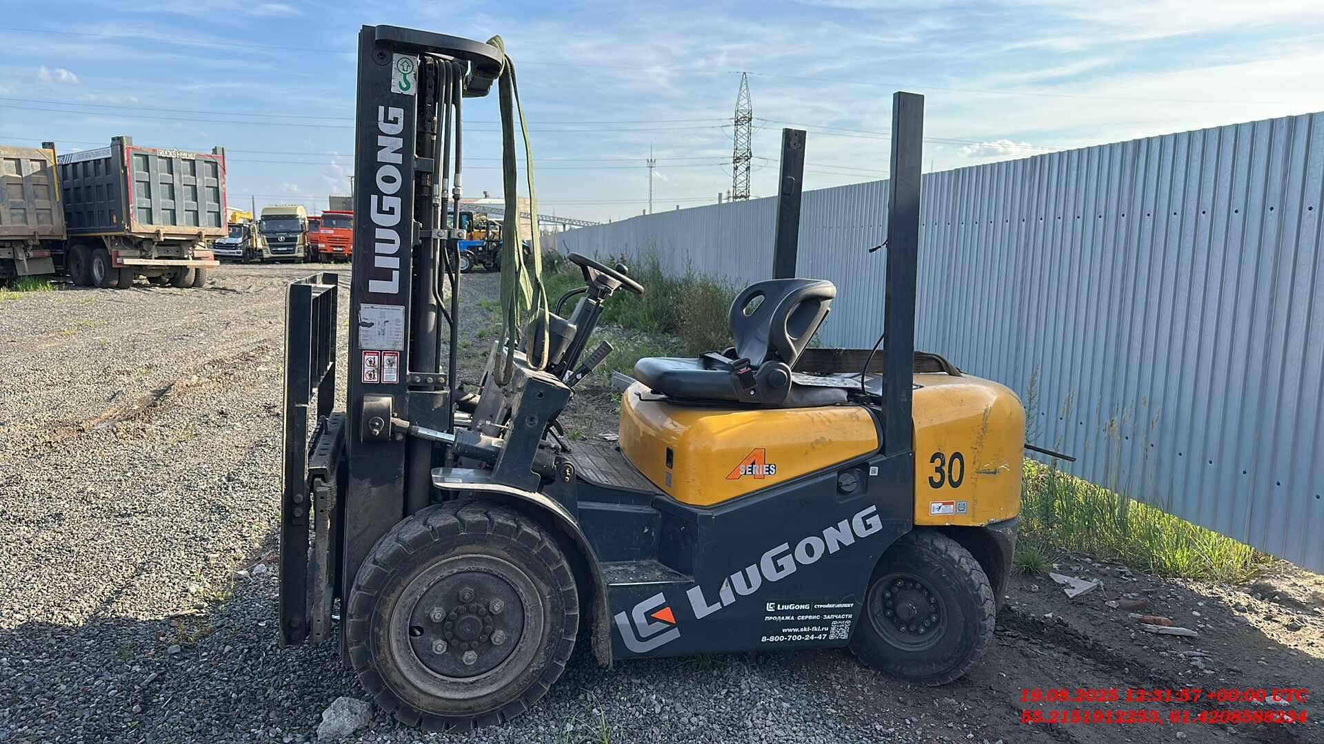 LiuGong CPCD30,  1 032 км, 2023 года в лизинг