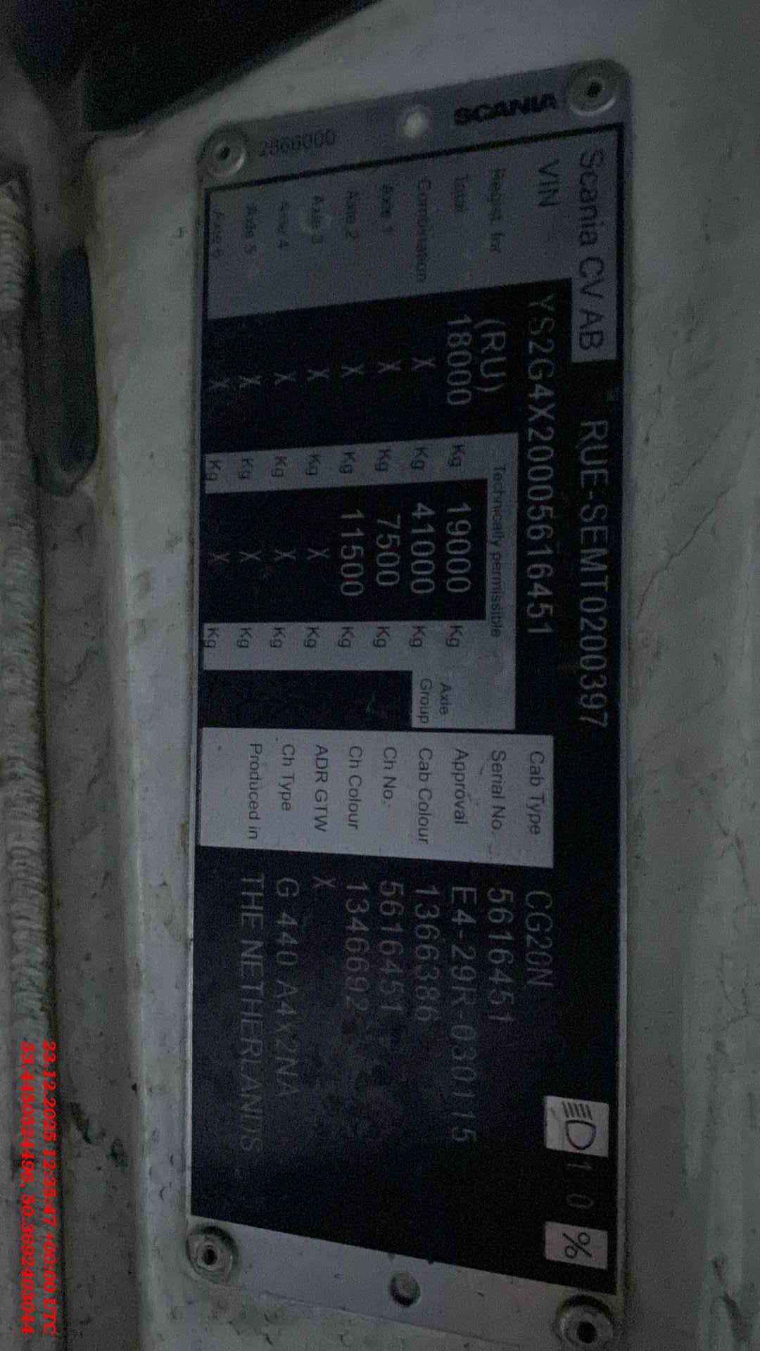 SCANIA G 440 A4x2NA (CG20H),  570 000 км, 2021 года в лизинг