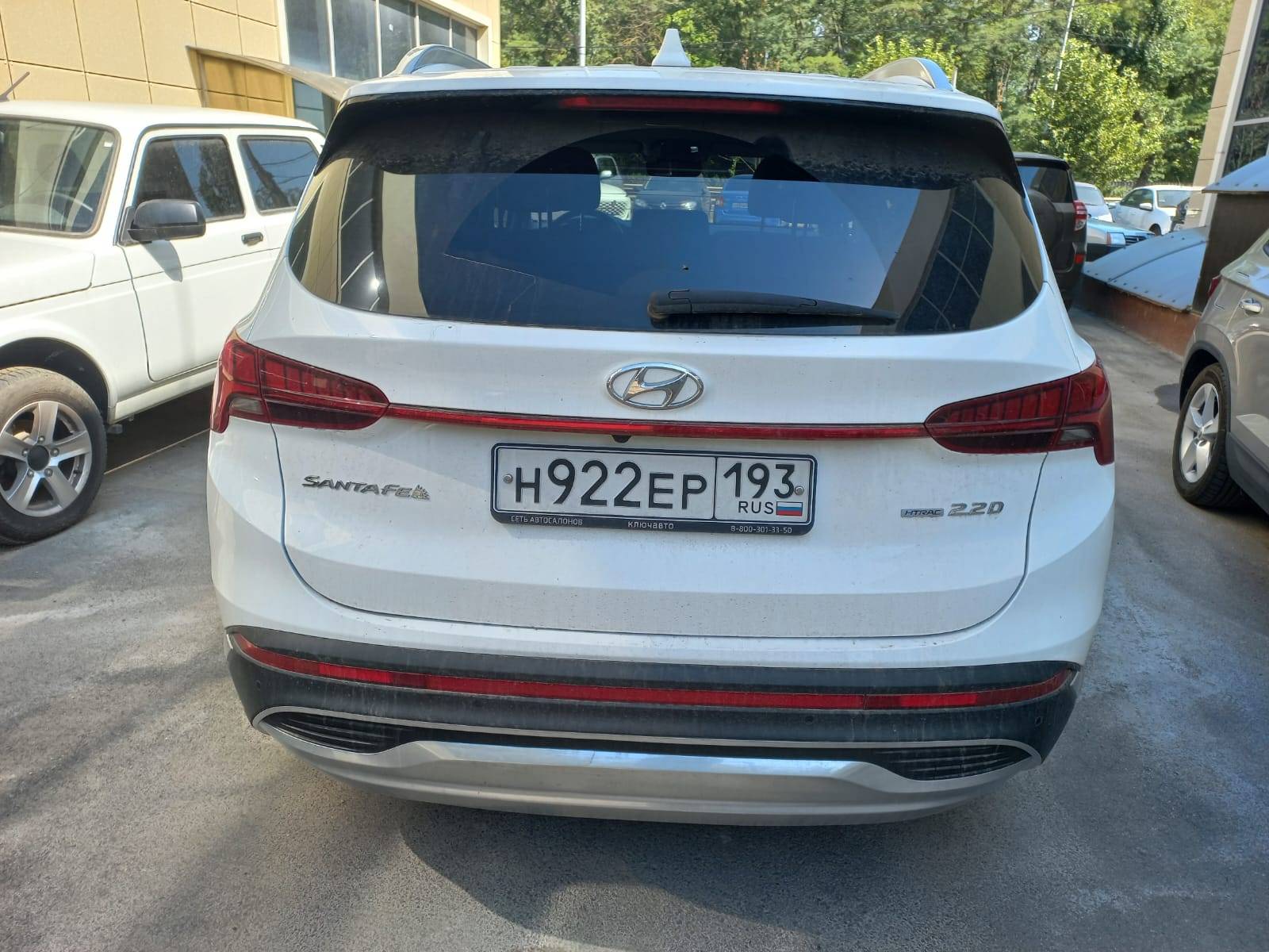 Hyundai Santa Fe,  27 409 км, 2021 года в лизинг