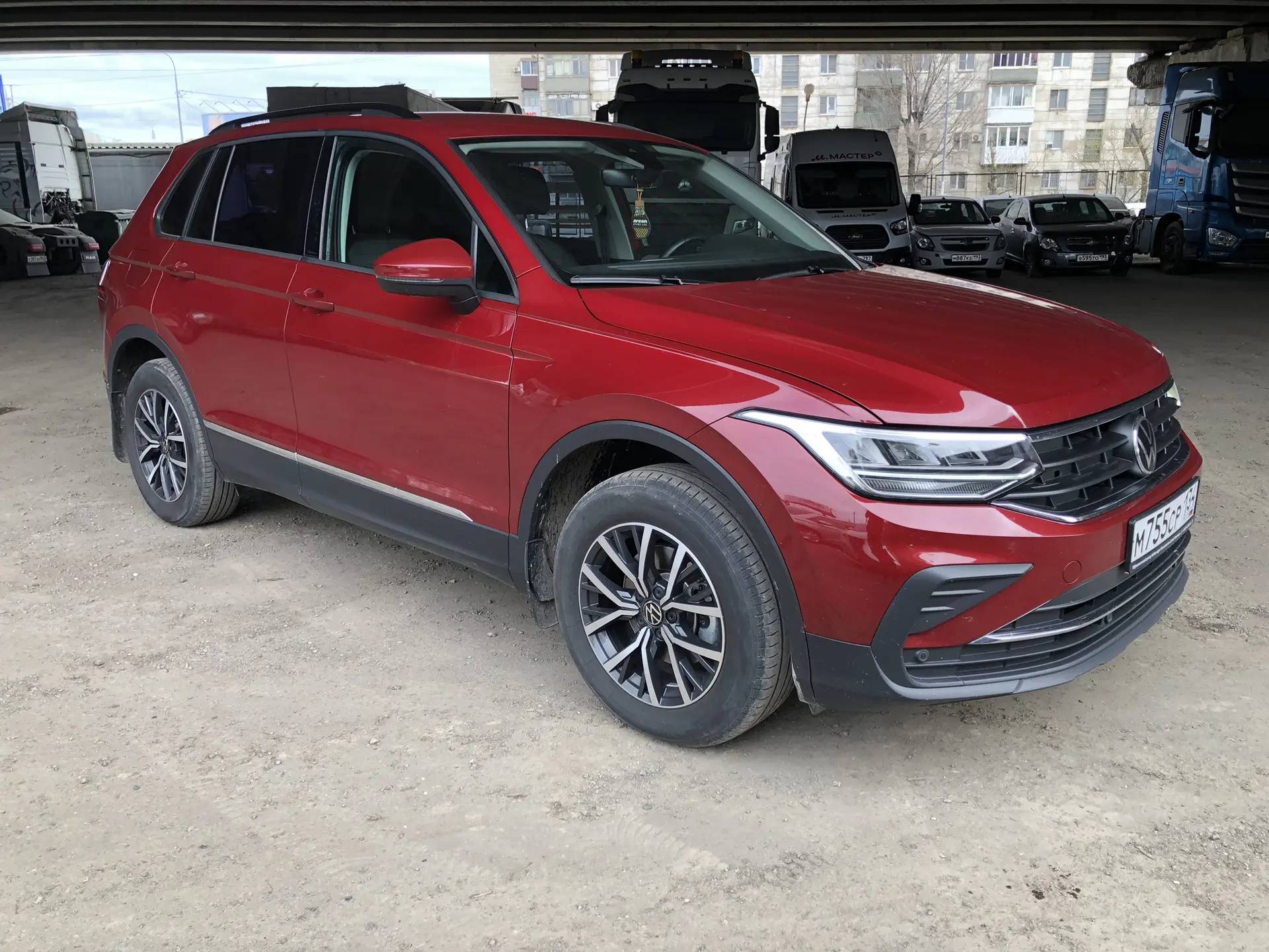 Volkswagen Tiguan,  52 606 км, 2022 года в лизинг