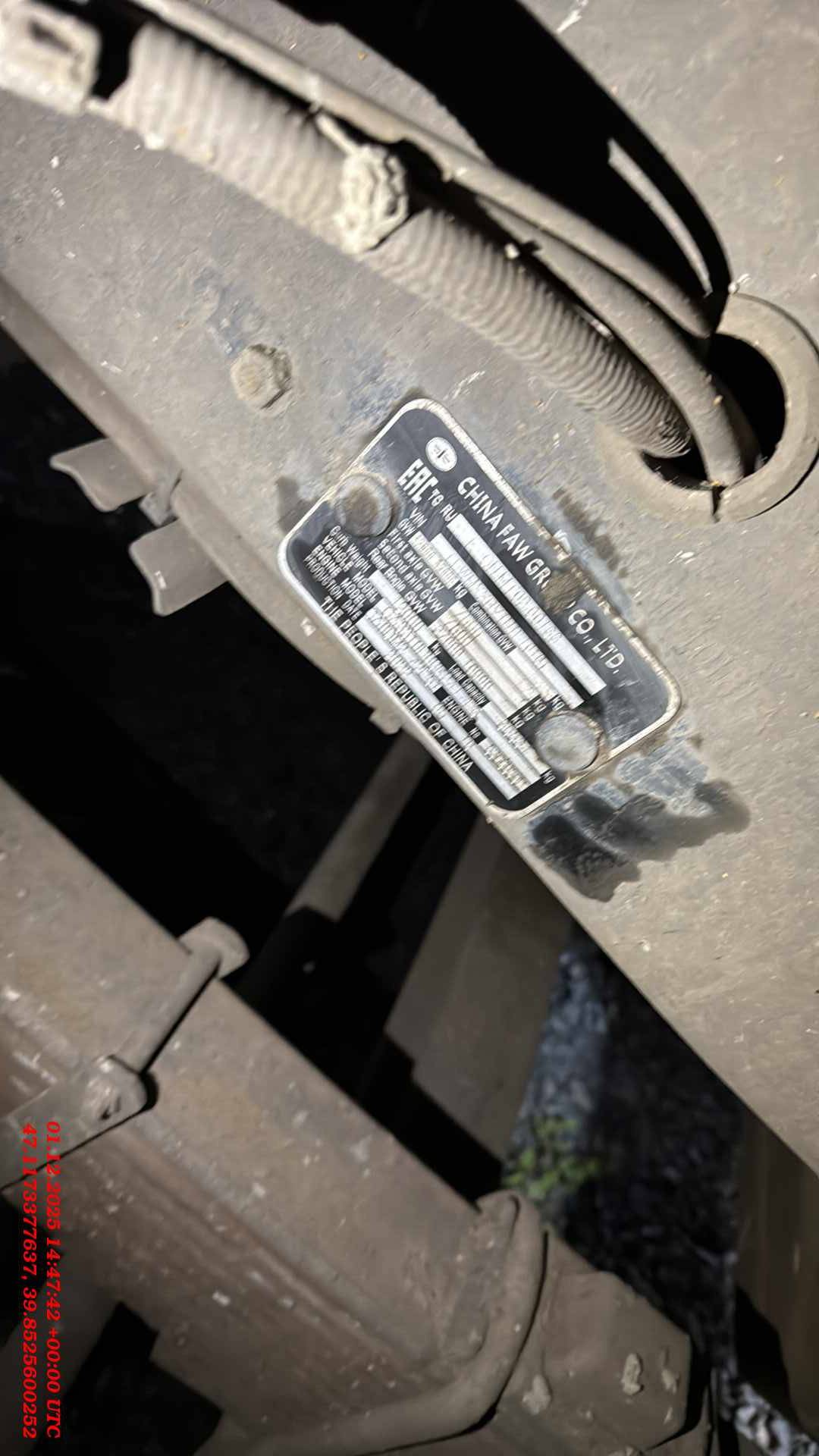 FAW CA3310P66K24T4E5 8x4,  68 680 км, 2022 года в лизинг