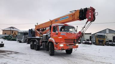 Клинцы КС-55713-5К-3 КамАЗ-43118 (6х6) г/п 25т. стрела 28м.