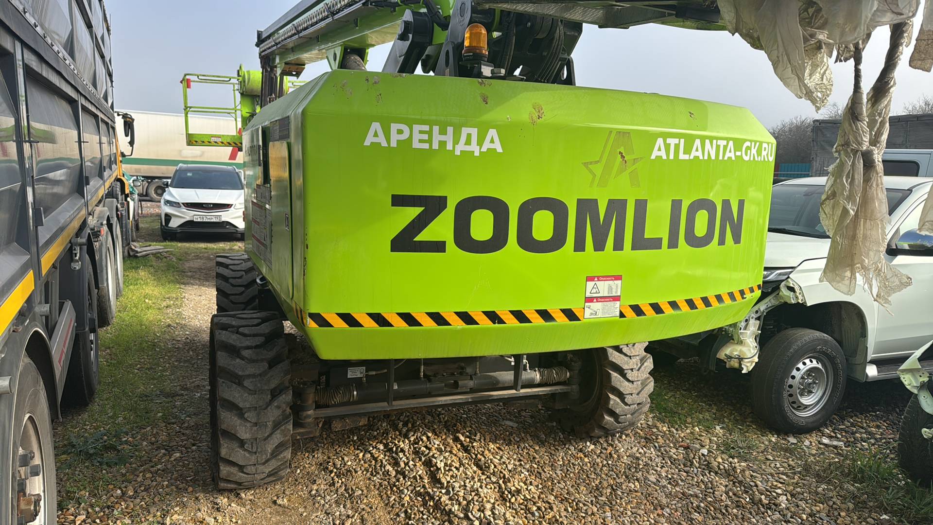 Zoomlion ZT20J самоходный телескопический подъемник,  1 336 км, 2022 года в лизинг
