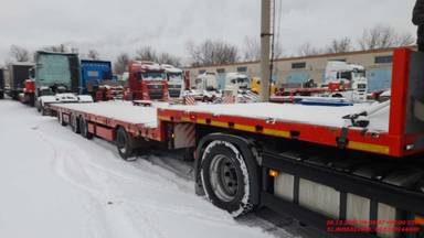 Тверьстроймаш Низкорамный раздвижной полуприцеп 993941-LE35
